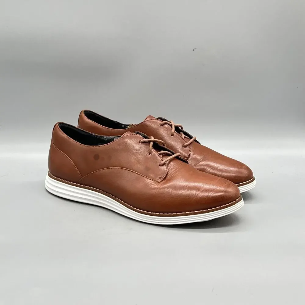 Cole Haan Shoes Womens 9 Brown Leather OriginalGrand Lace Up Oxford Comfort